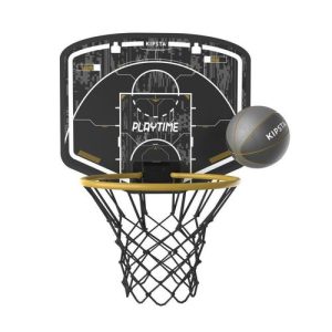 Kipsta Mini panier de basket - sk100 noir or
