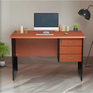 Generic Table de bureau 120cm avec tiroirs - bureau de travail