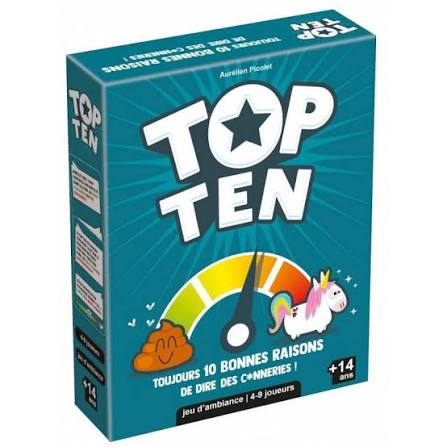 Jeu d’ambiance Top Ten