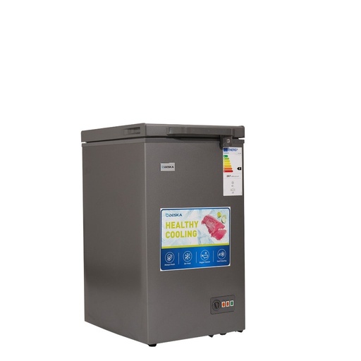 BUREAU DE CONGELATEUR HORIZONTAL DESKA 150 LITRES GRIS FRZ135DK